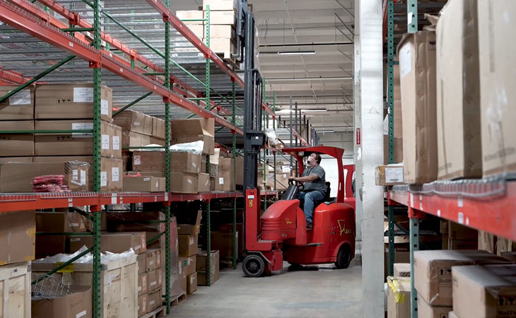Preview of warehouse capacity at PTS Corp