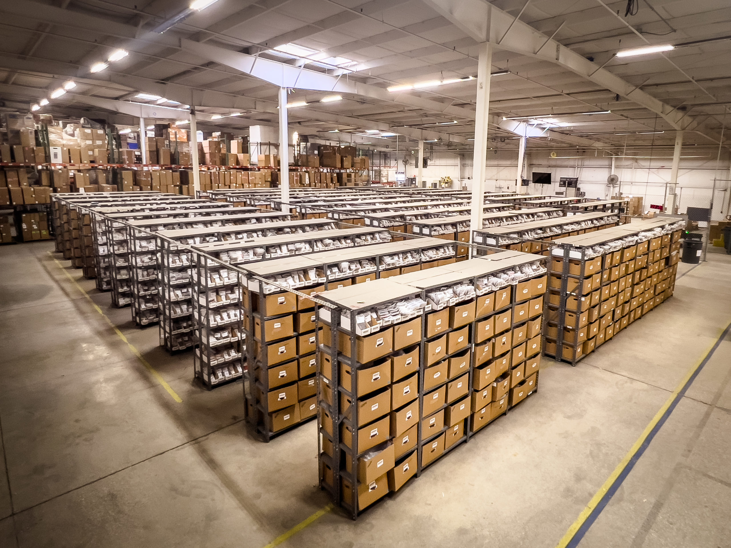 Warehouse Space with Products